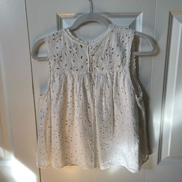 Black swan tank top. Broderick anglaise. Size L fits like a s/m. - Picture 2 of 3